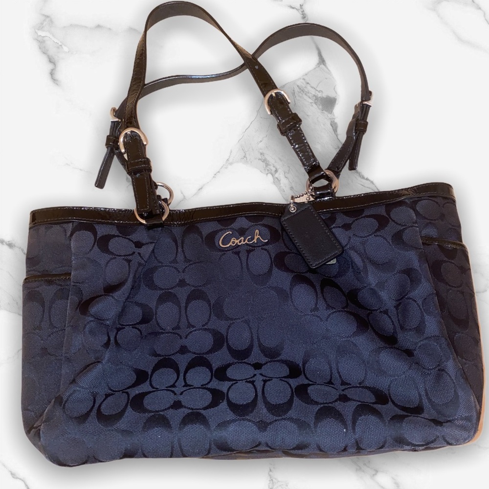 Coach Signature East/West Gallery Tote